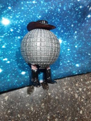 Disco Ball and Cowboy Boots.
