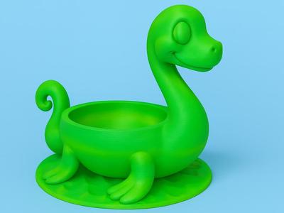 Nessie (Lochness Monster) Snack / Popcorn Bowl