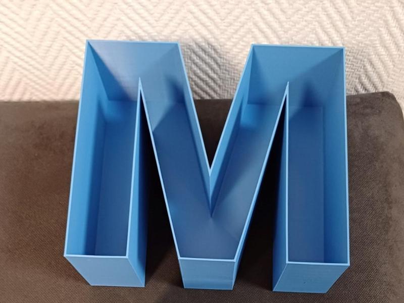 letter M for candy and jewelry