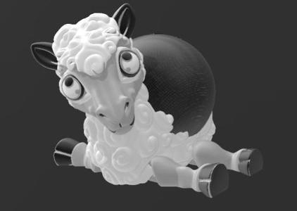 Suporte Alexa Echo Dot 4a e 5a Geração Ovelha Flexivel Print in Place