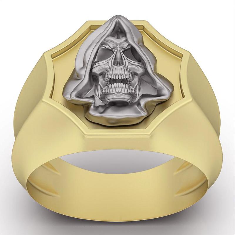 gown skull ring