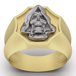 gown skull ring