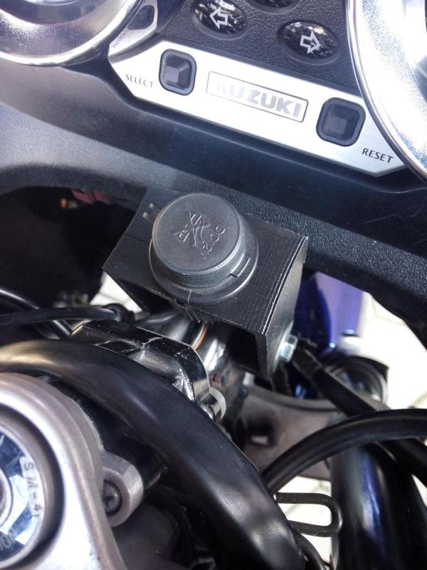 12V Motorbike mount (WVA9, GSF 1200 Bandit) V2