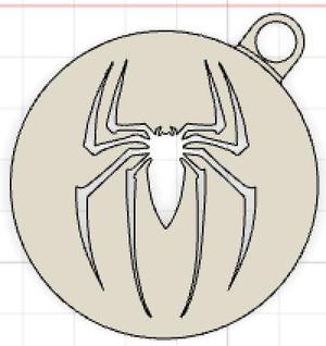 Spiderman key ring