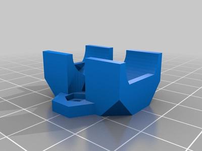 LM8UU bushing with 20mm spacing holes for Prusa i3 carriage