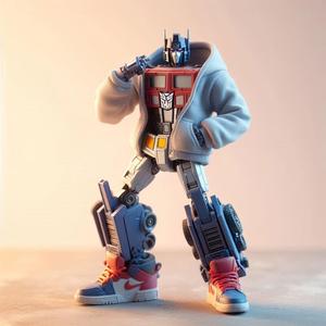 Transformers / urban robot 04 / fan art / art toy / magic makes