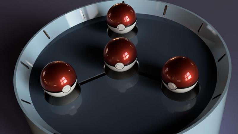 Professor Oak Pokeball Stand (From First Episode)