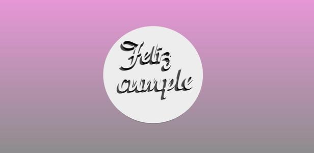 Stamping Happy Birthday Stamping Cookie Cutter