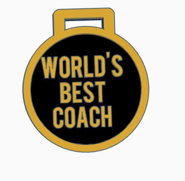 World's Best Coach/Medal for coach