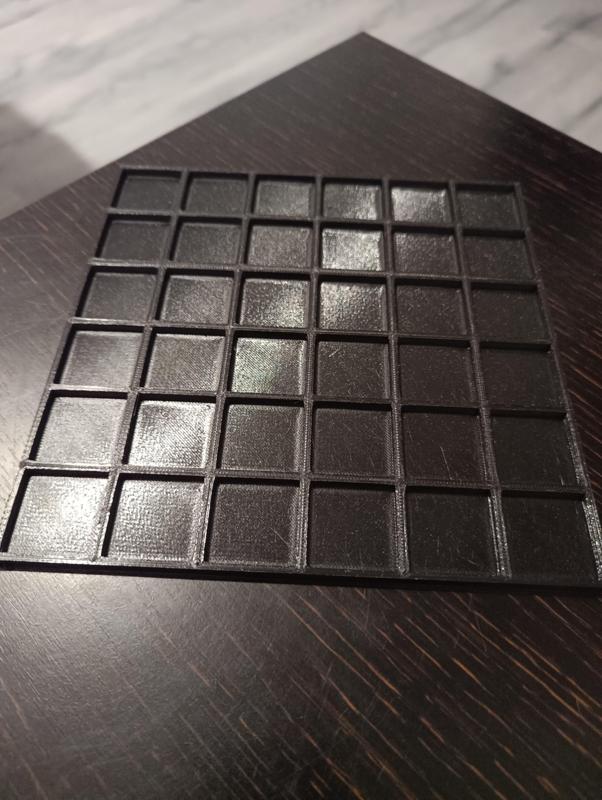 3x3 coin or change holder.