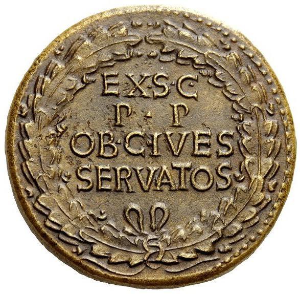 Gold Sestertius of Emperor Claudius of ancient Rome