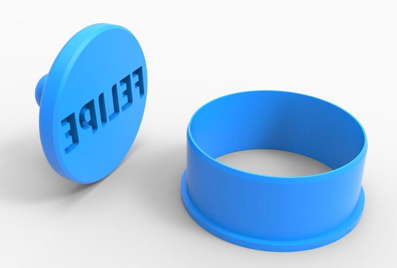 Cookie Cutter and Stamp - Name FELIPE