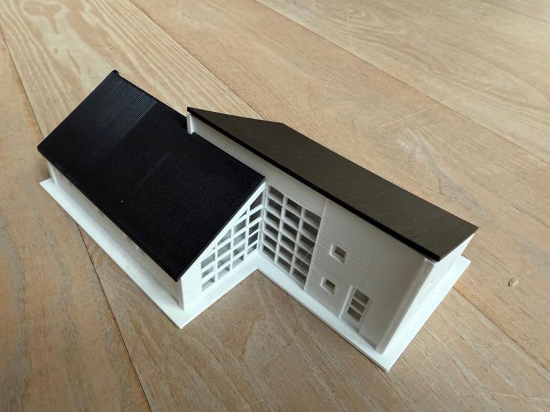 H0 Scale 1980's Danish House