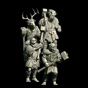 February 2025 Pack - Savage Hillmen Twohanded weapons Warriors