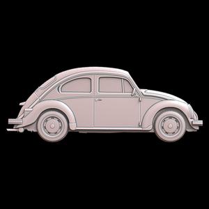 3D Model STL File for CNC Router Laser & 3D Printer Volkswagon beetle