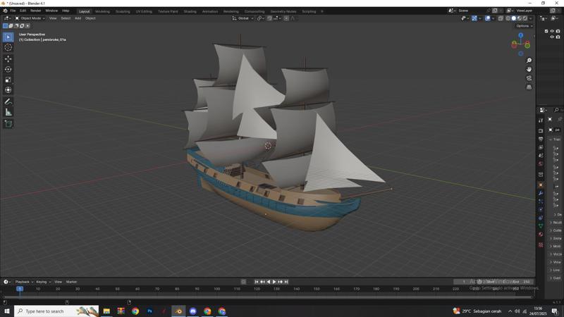 Penbroke Frigate – 18th Century Sailing Ship