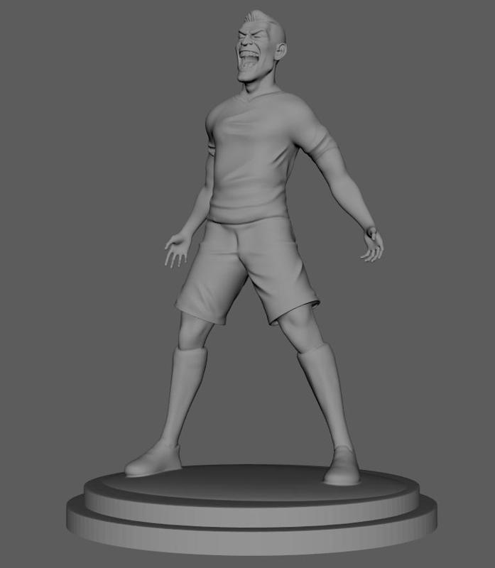 CRISTIANO RONALDO CARICATURE  - ACTION FIGURE