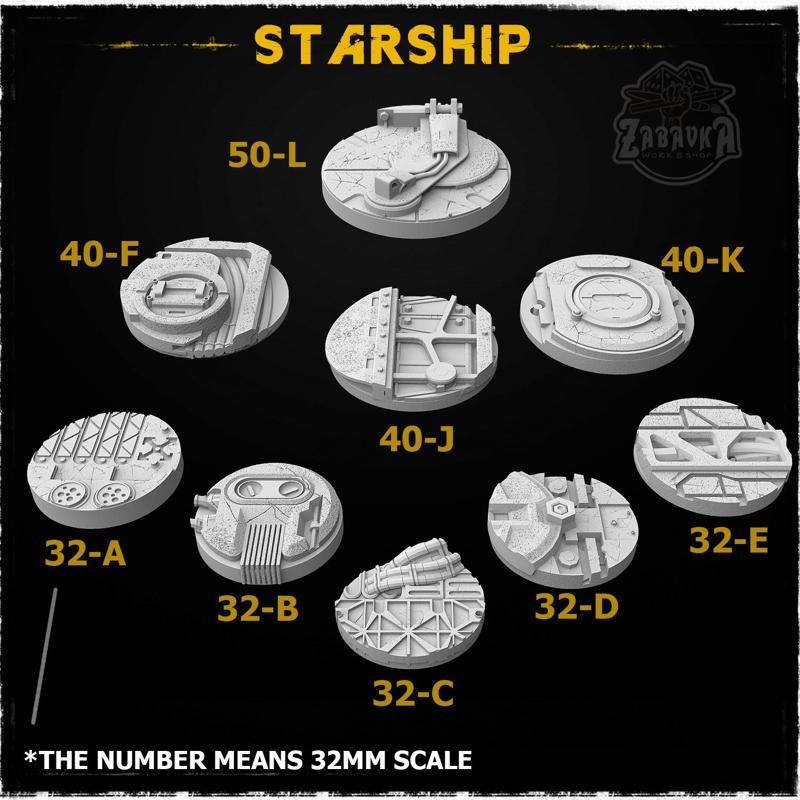 STARSHIP BASE TOPPERS