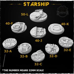 STARSHIP BASE TOPPERS