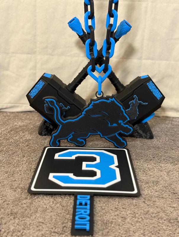 Detroit Lion's 3rd Down Town Sign