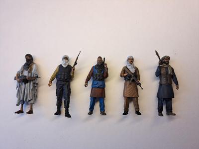 x5 Terrorist Freedom Fighter Taliban Figure (DEAL)