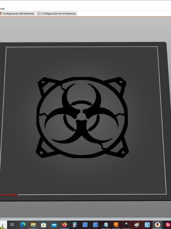 Cover Fans biohazard sign