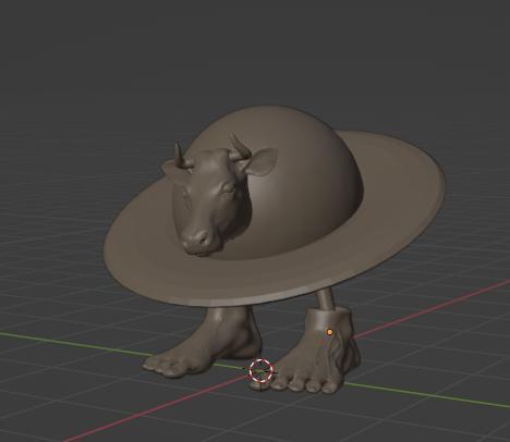 Saturnite saturn cow