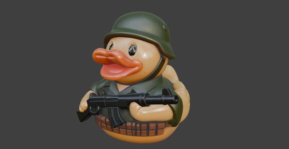 Rubber Ducky Soldier