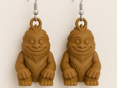 Bigfoot / Sasquatch Earring Set