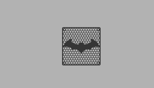 Batman Fan Grill 120mm - Honeycomb PC Case Fan Cover