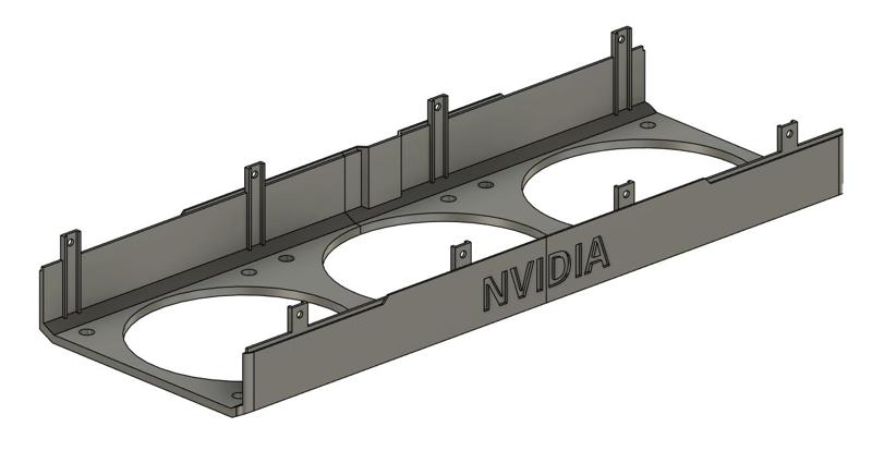 NVIDIA TESLA K80 - TRIPLE FAN SUPPORT - 80MM FANS