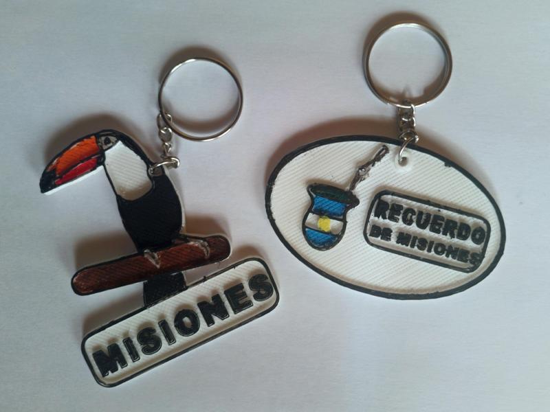 keychain souvenir of Misiones Argentina