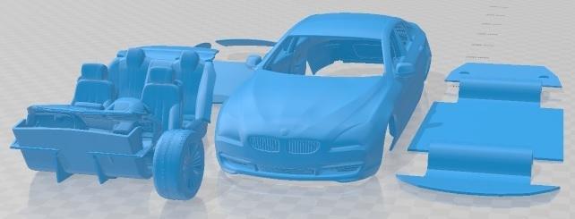 BMW 6 Series F06 Gran Coupe 2012 Printable Car