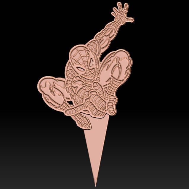 Spider-Man Cake Topper