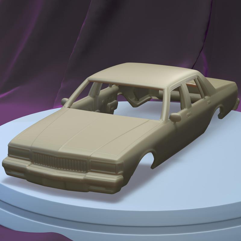 Chevrolet Caprice 1987 (1/24)  Printable Car Body