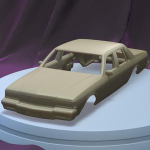 Chevrolet Caprice 1987 (1/24)  Printable Car Body