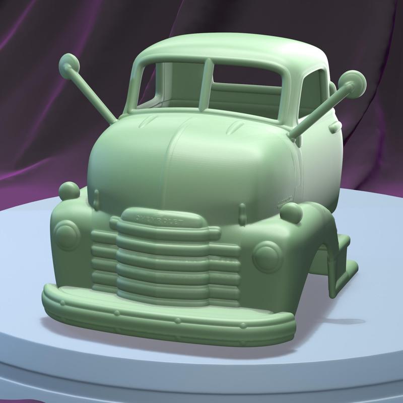 CHEVROLET COE 1948  (1/24) Printable Car Body