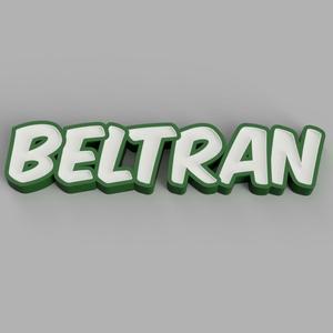 NAMELED BELTRAN - LED LAMP WITH NAME