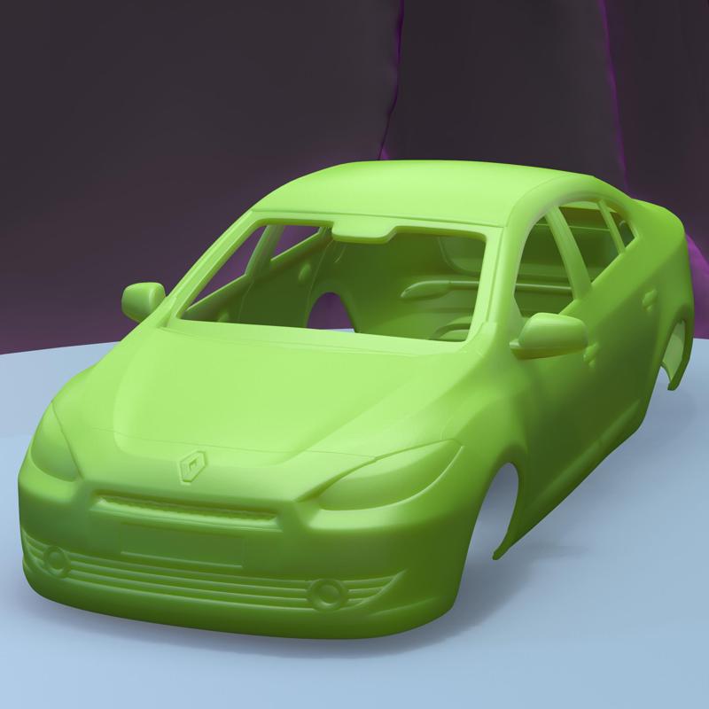 RENAULT FLUENCE 2010 (1/24) printable car body