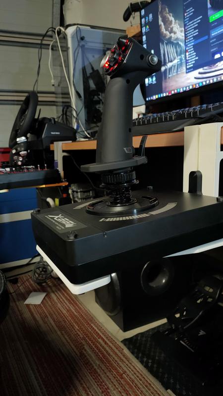 HOTAS X56 Joystick + Throttle Flight Sim Desk Clamp Mount 3 Piece