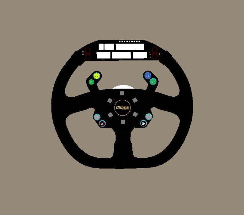 8 Button Wired Race Car Steering Wheel Switch Panel