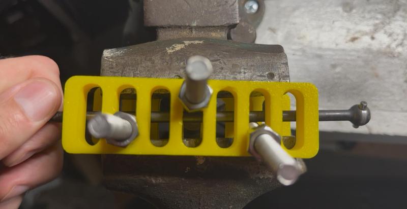 RC Driveshaft Straightening Jig