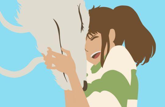 Chihiro and Haku (Minimalist)