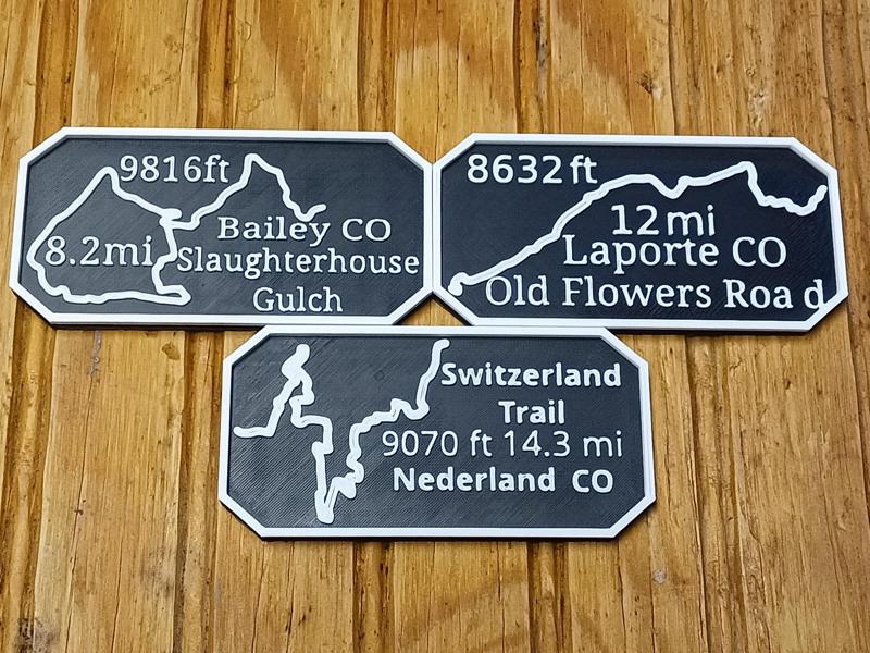 Maverick's Trail badge Old Flowers Road Laporte Colorado