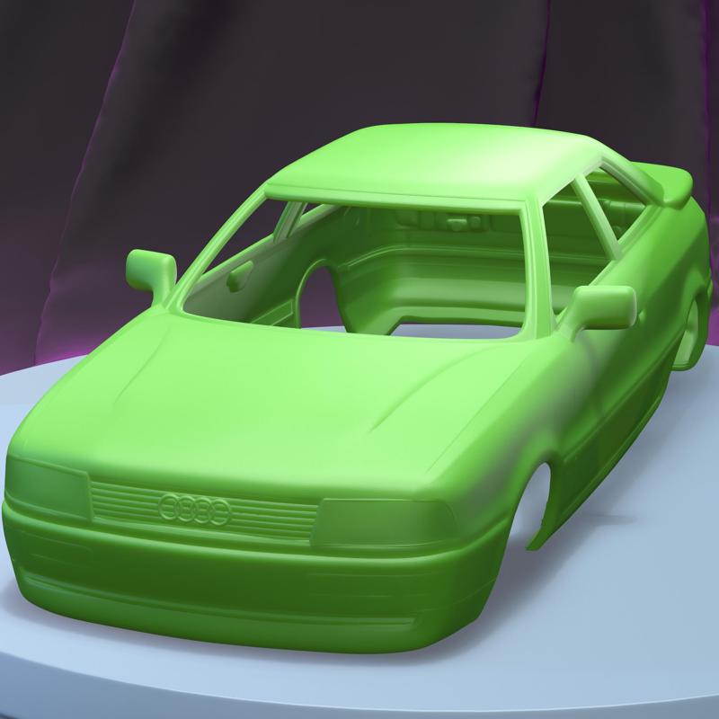 AUDI COUPE 8B 1988  (1/24) printable car body