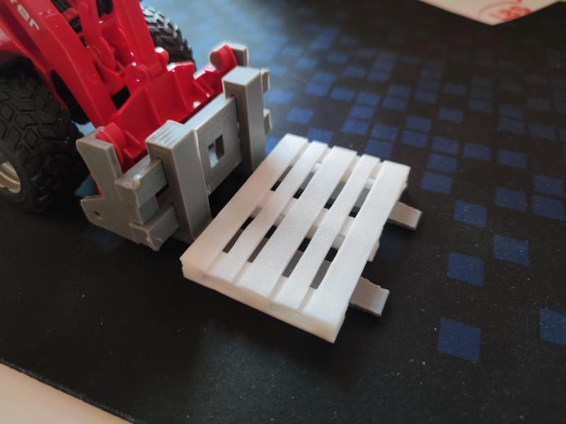 Pallet fork Bruder Forklift quick coupler