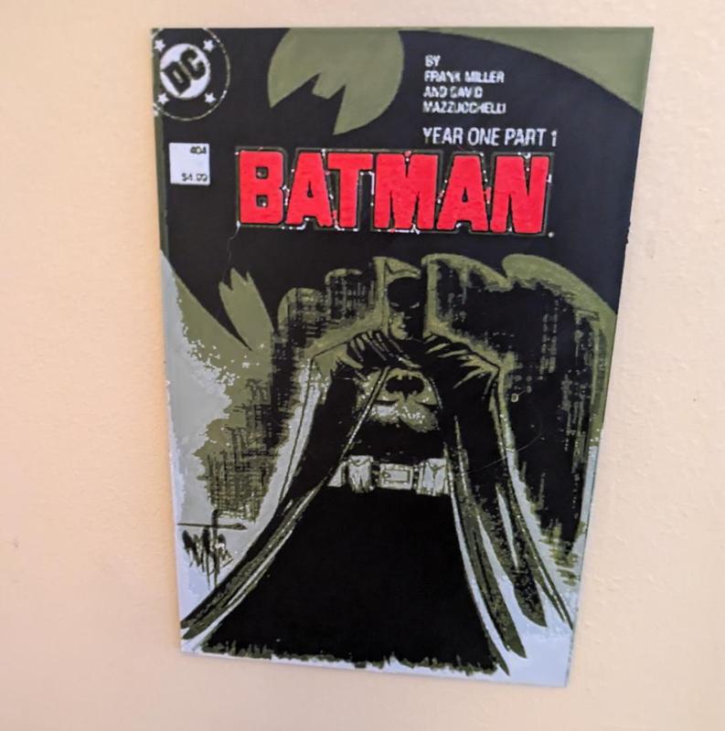 Batman comic book wall art