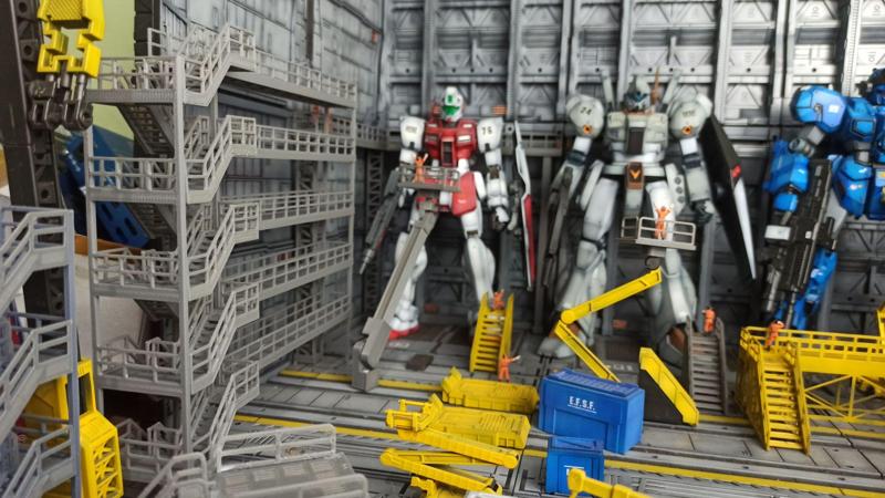 Scafolding for gundam base diorama ver 3