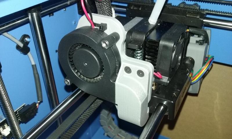 Qidi X-One Blower Fan Duct and Mount