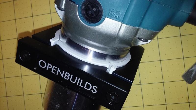 71mm to 65mm Adapter for OpenBuilds Spindle Clamp (Makita RT0701C)